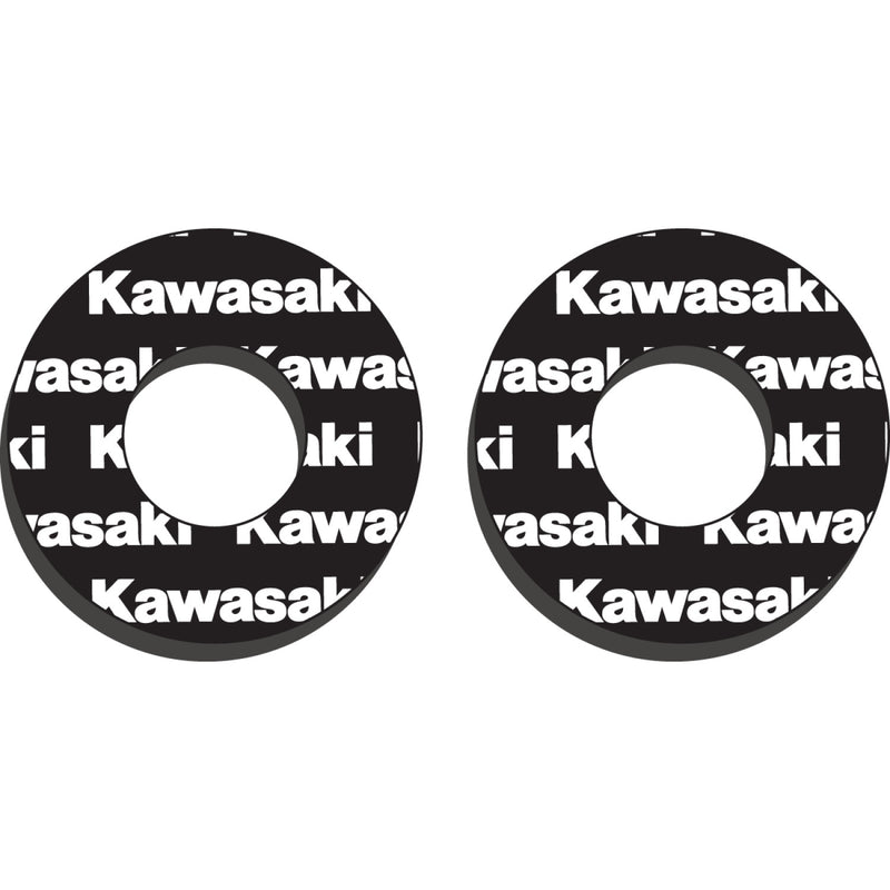 FACTORY EFFEX Grip Donuts - Kawasaki Black/White 22-67100