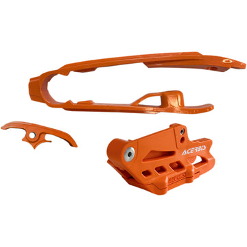 ACERBIS Chain Guide 2.0 and Slider Kit - Husqvarna/KTM/Gas Gas - Orange 2462630036