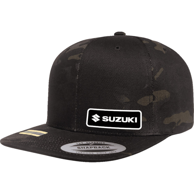 FACTORY EFFEX Suzuki Snapback Hat - Camo Black 27-86404