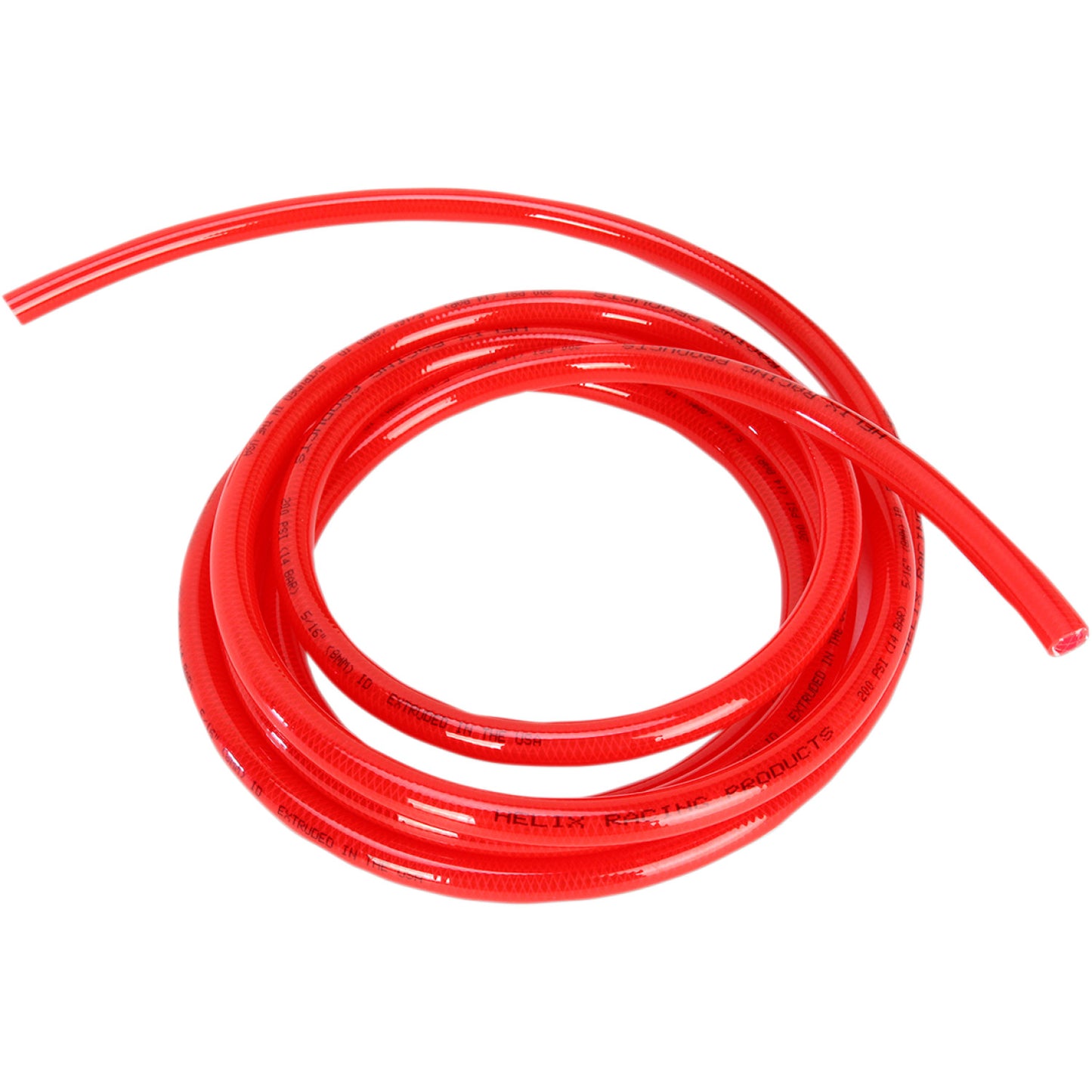 Helix High-Pressure Fuel Line - Red - 5/16" - 10' 516-0203 | Fuel Lines