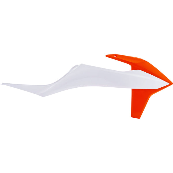 Acerbis Radiator Shroud - OEM Orange/OEM White 2726516813