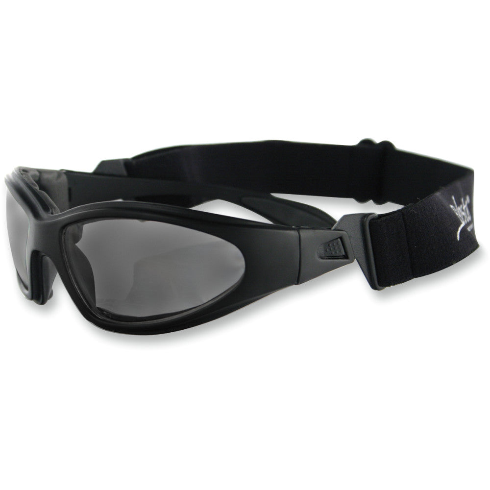 BOBSTER GXR Goggle/Sunglasses - Matte Black - Smoke Lens GXR001