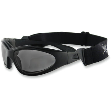 BOBSTER GXR Goggle/Sunglasses - Matte Black - Smoke Lens GXR001
