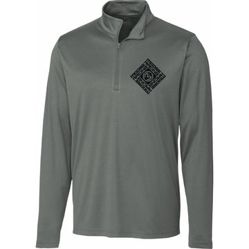 Moose Offroad Spin Sync Quarter Zip Pullover - Gray - XL 3050-6972 | Sweats Mens