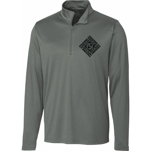 Moose Offroad Spin Sync Quarter Zip Pullover - Gray - Medium 3050-6970