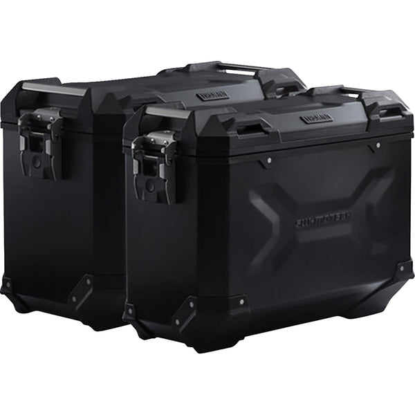 SW-Motech TRAX ADV Aluminum Case System - Black - BMW F 750/800/850/900 GS '18-'24 KFT.07.897.70000/B