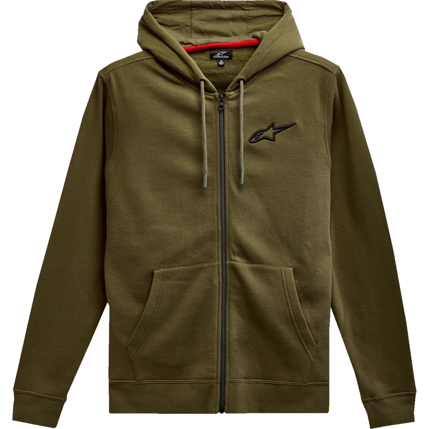 ALPINESTARS Ageless Zip Hoodie - Military/Black - Medium 1212536006910M