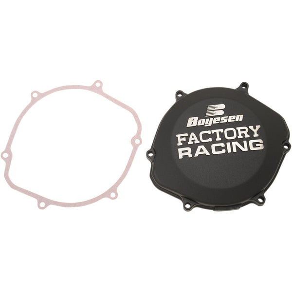 Boyesen Clutch Cover - Black - Honda CC-02AB