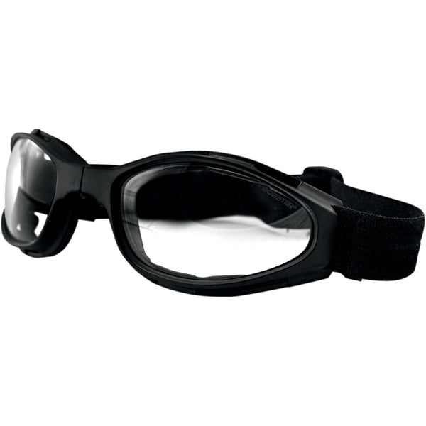 Bobster Crossfire Goggle - Matte Black - Clear Lens BCR002