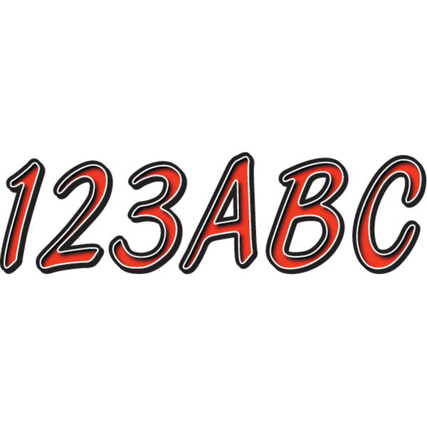 Hardline I.D. Sticker Kit - 300 Series - Red Gradation REBKG400