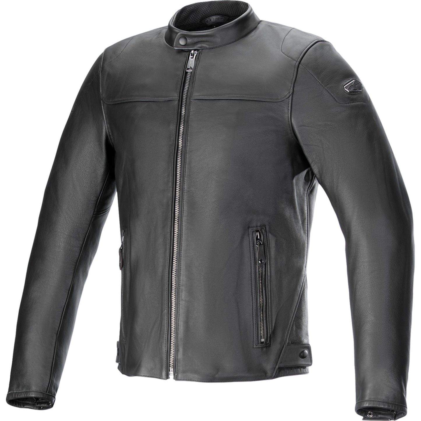 ALPINESTARS Blacktrack Leather Jacket - Black - Small 3103824-1100-S