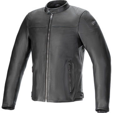 ALPINESTARS Blacktrack Leather Jacket - Black - Medium 3103824-1100-M