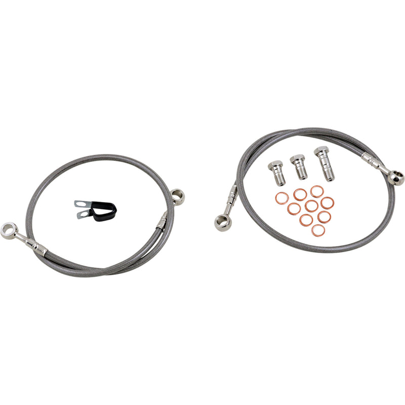 Galfer Brake Line - Stainless Steel FK003D373-2 | Brake Lines Hoses Stainless Steel