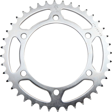 JT SPROCKETS Rear Sprocket - 40 Tooth - ZX6R JTR498.40 by JT Rear Sprockets   Steel Type