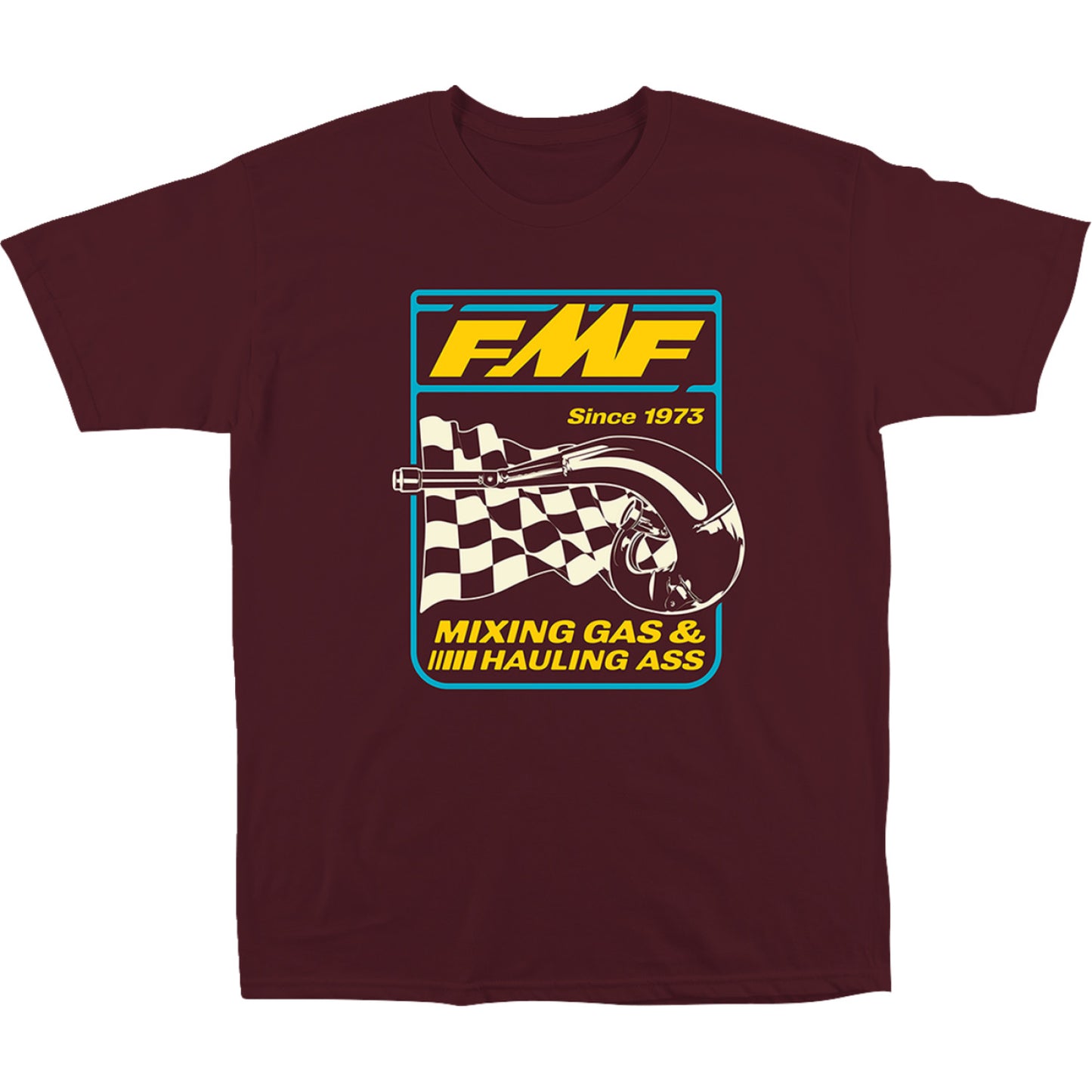 FMF Metalworks T-Shirt - Maroon - Large SU24118901MRNLG