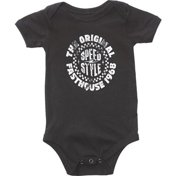 Fasthouse Infant Origin Onesie Black 6-12 Month