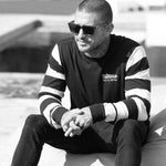 Jailbreak Stripe Long Sleeve Tee - Black