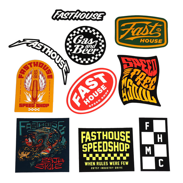 Fasthouse Fall /24 Decal 10-Pack