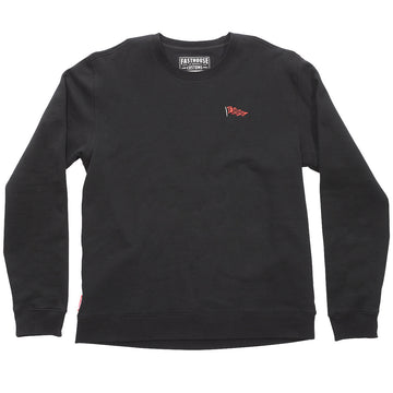 Fasthouse Flag Crew Neck Pullover Black