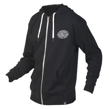 Fasthouse Forge Hooded Zip Up Black - Large