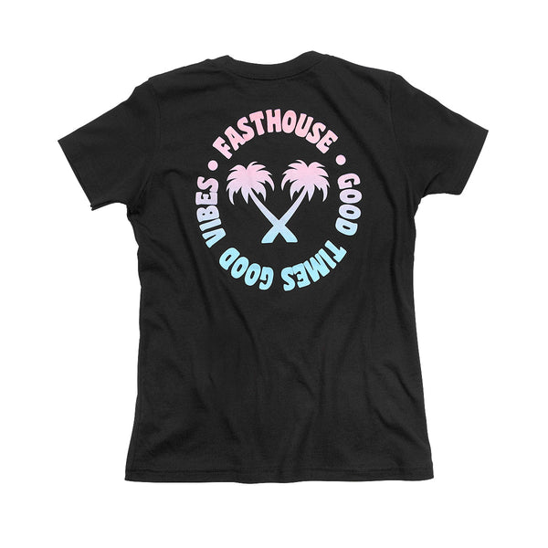 Fasthouse Girls Breezy SS Tee, Black Youth S
