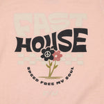 Fasthouse Girls Flourish Tee - Heather Peach - YX-Large