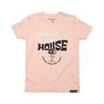 Fasthouse Girls Flourish Tee - Heather Peach - YX-Large