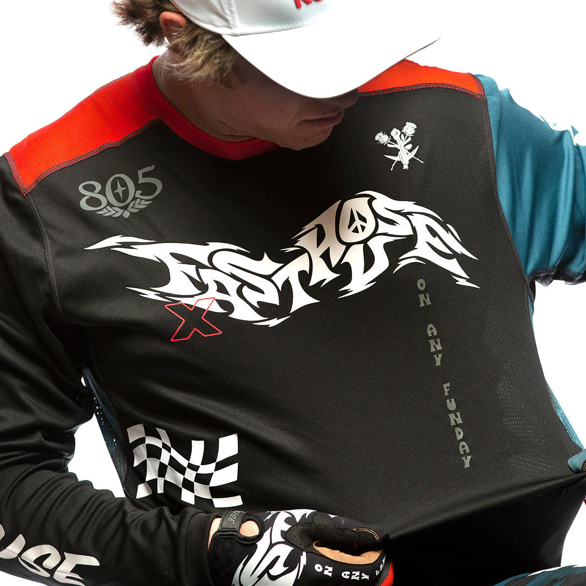 Fasthouse Grindhouse Bereman Jersey Black/Infared XL