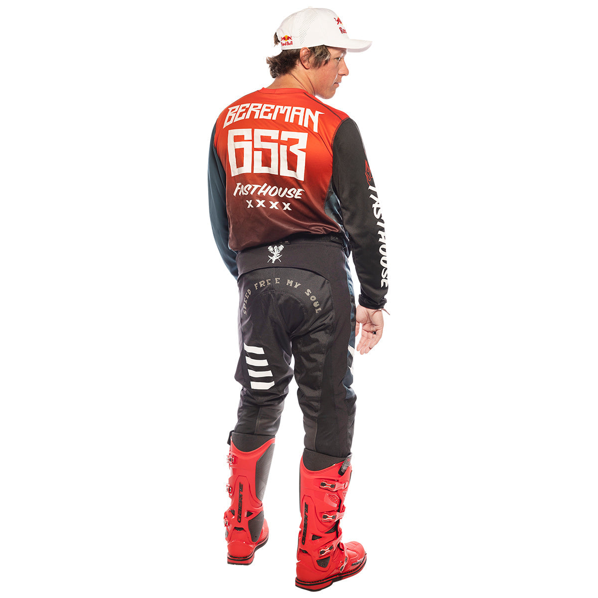 Fasthouse Grindhouse Bereman Pant Blue/Camo 34