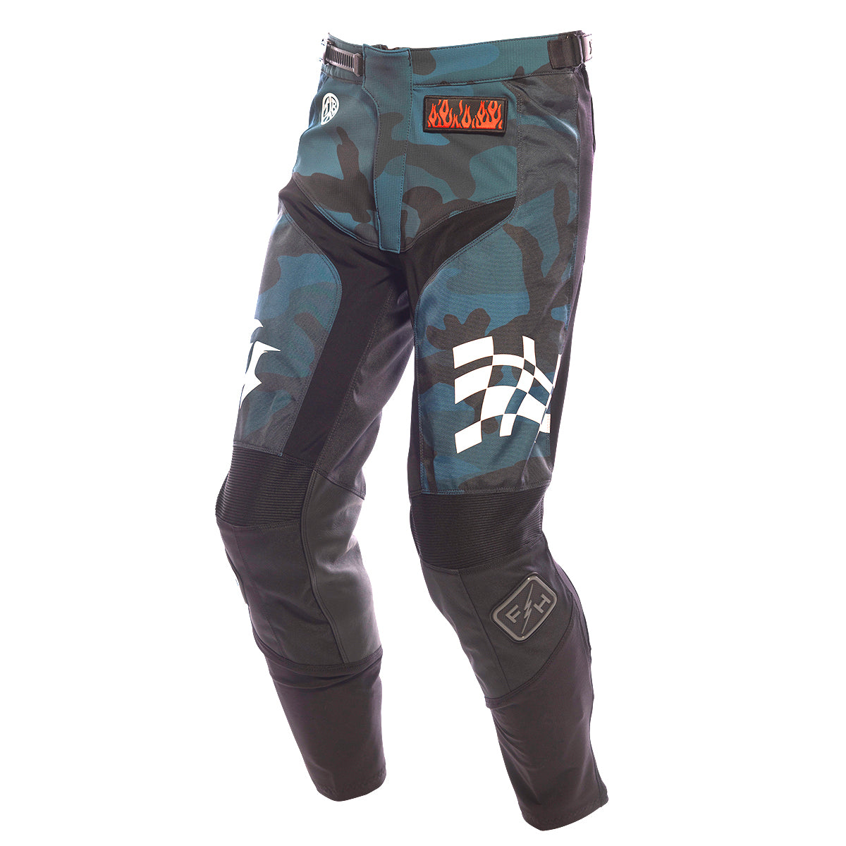 Fasthouse Grindhouse Bereman Pant Blue/Camo 36