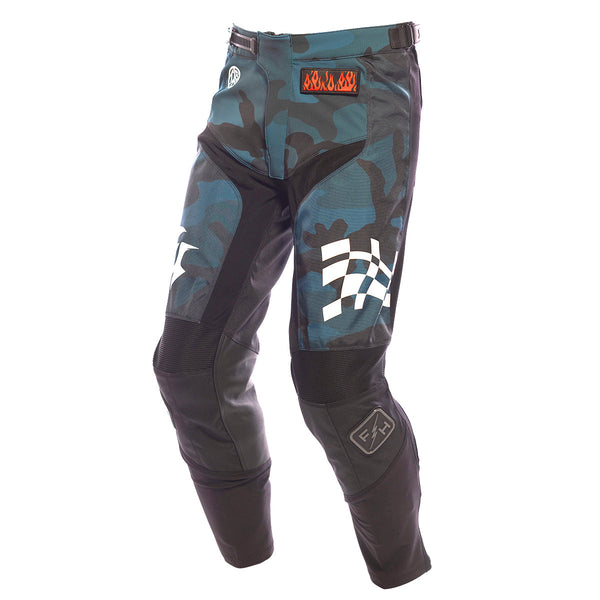 Fasthouse Grindhouse Bereman Pant Blue/Camo 28