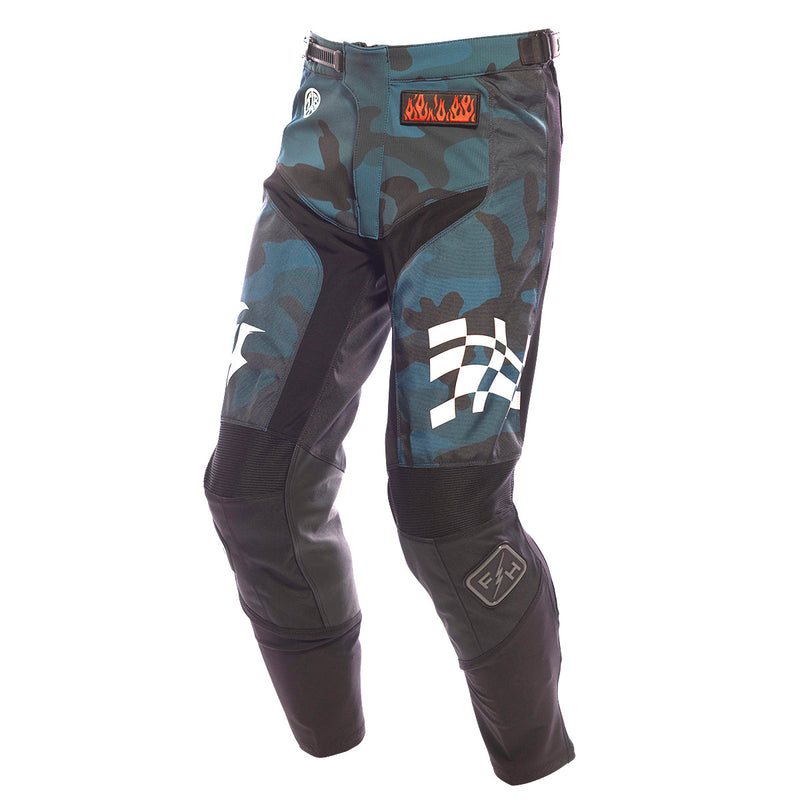 Fasthouse Grindhouse Bereman Pant Blue/Camo 34