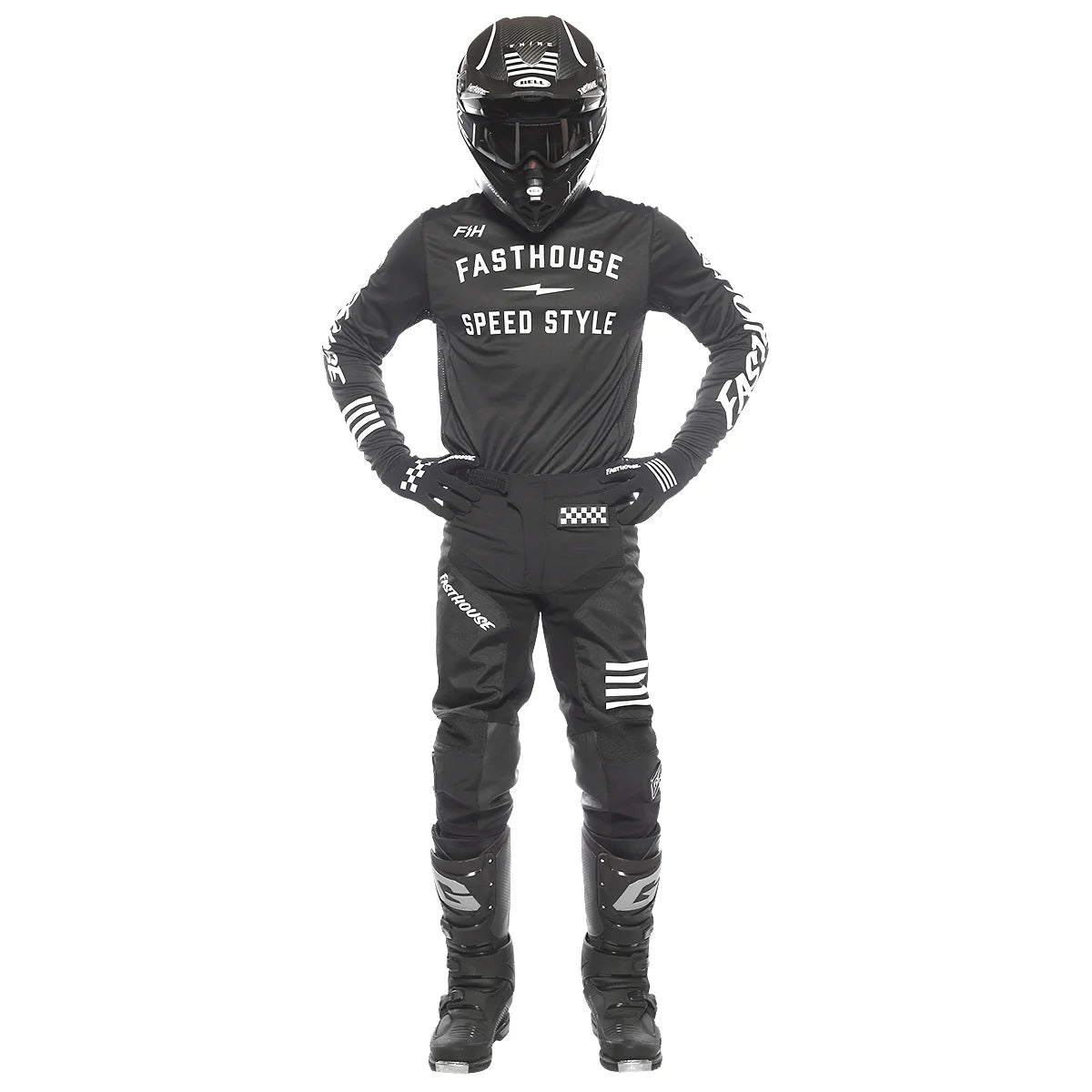 Fasthouse Grindhouse Grit Jersey Black - XXX-Large