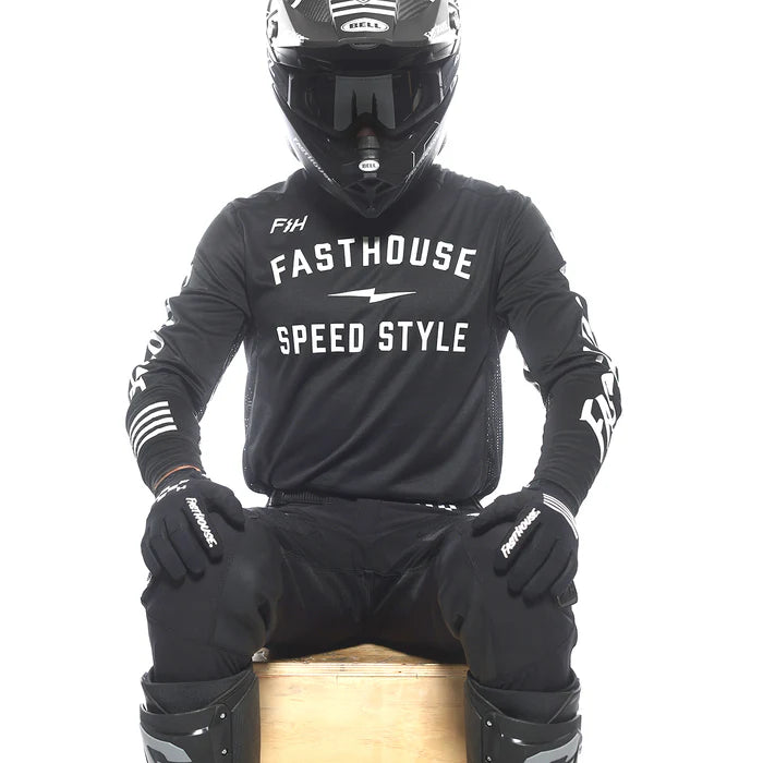 Fasthouse Grindhouse Grit Jersey Black - XXX-Large