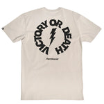 Fasthouse Hail Mary Tee Light Gray Large