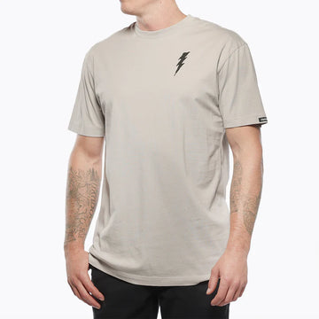 Fasthouse Hail Mary Tee Light Gray Large