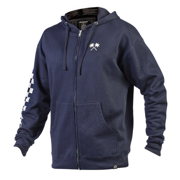 FastHouse Haven Hooded Zip-Up Navy 2XLG