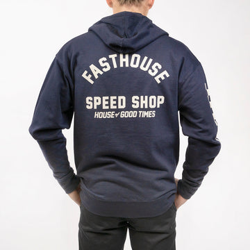 FastHouse Haven Hooded Zip-Up Navy 2XLG