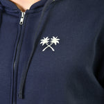 FastHouse Haven Hooded Zip-Up Navy 2XLG