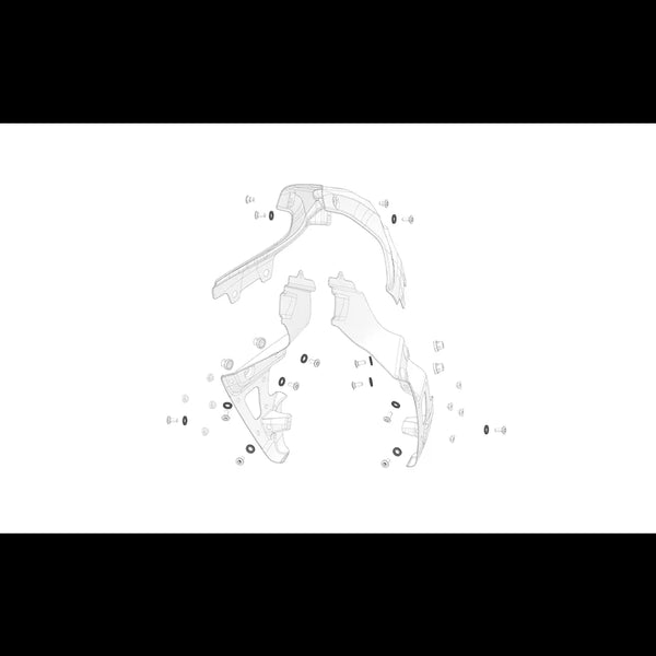 Stark Black Spacer For Carbon Fiber Front Subframe Screws I7092-080-PL-CFS