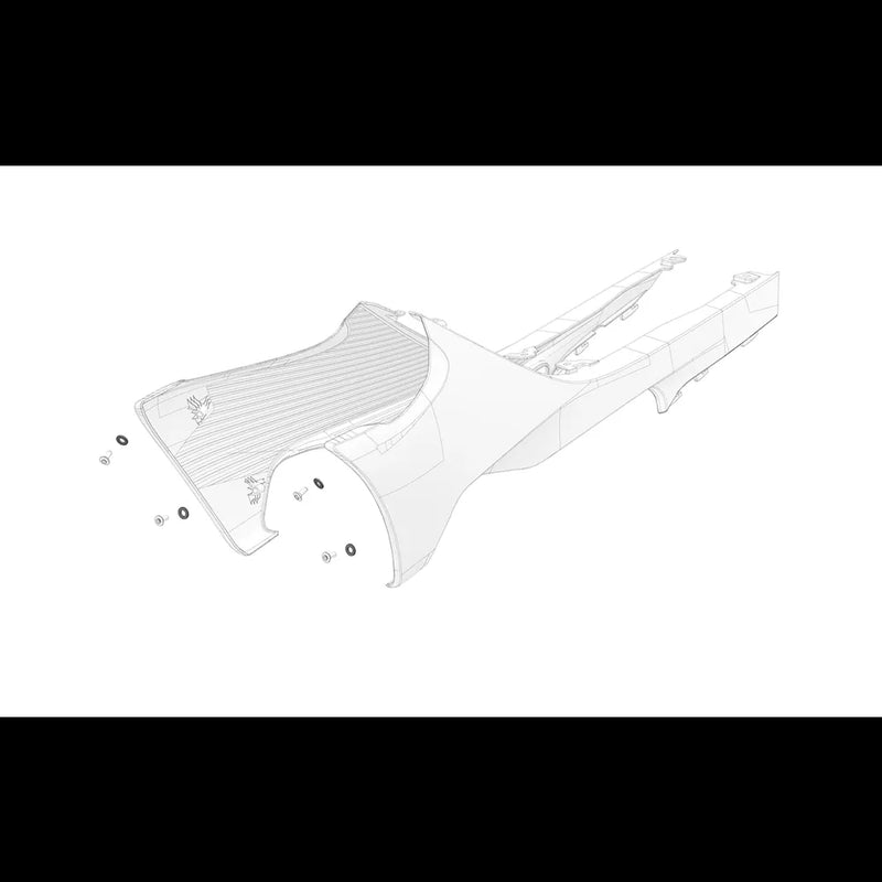 Stark Varg Black Spacer For Carbon Fiber Front Subframe Screws I7092-080-PL - OEM Spare Part