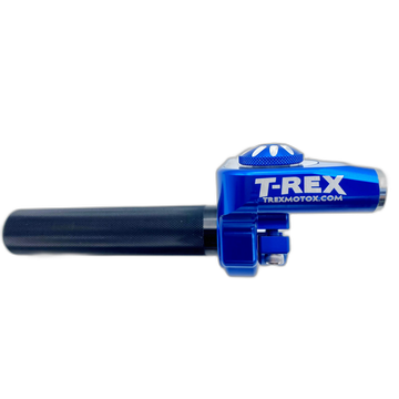 T-Rex Race Spec Billet Throttle for All Sherco 2- Stroke and 4- Stroke Motorcycles Blue