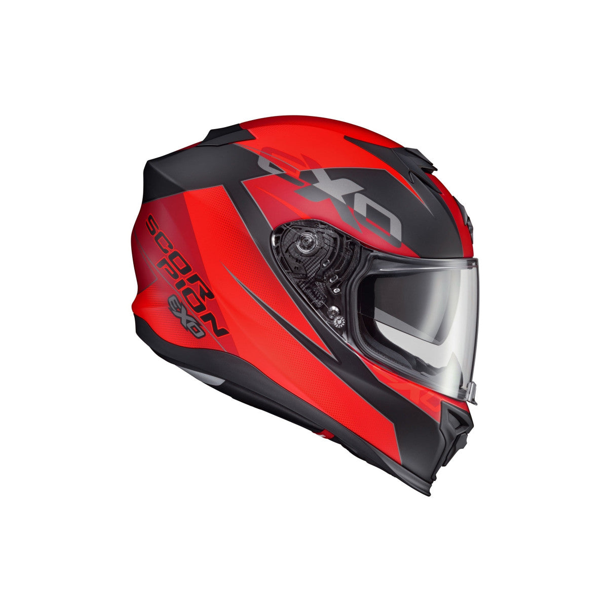 Scorpion EXO-T520 Factor Helmet Matte Black/Red - Small