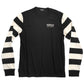 Jailbreak Stripe Long Sleeve Tee - Black