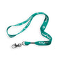 Seven Brand Lanyard (Aqua, One Size)