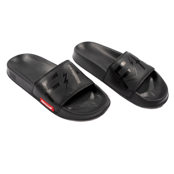 Fasthouse Lay Up Slides Sandals, Black - 11