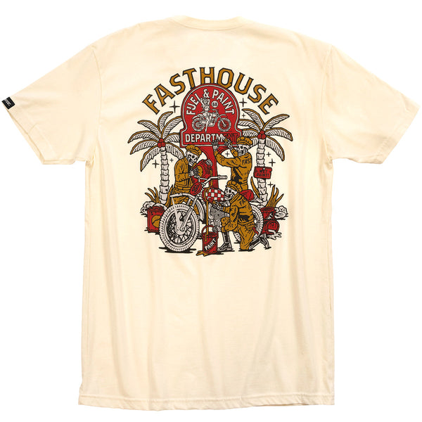 Fasthouse Macabre Tee, Natural - XL