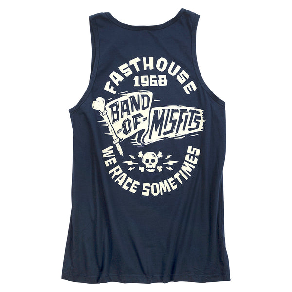 Fasthouse Marauder Tank Top, Blue Jean - 2X