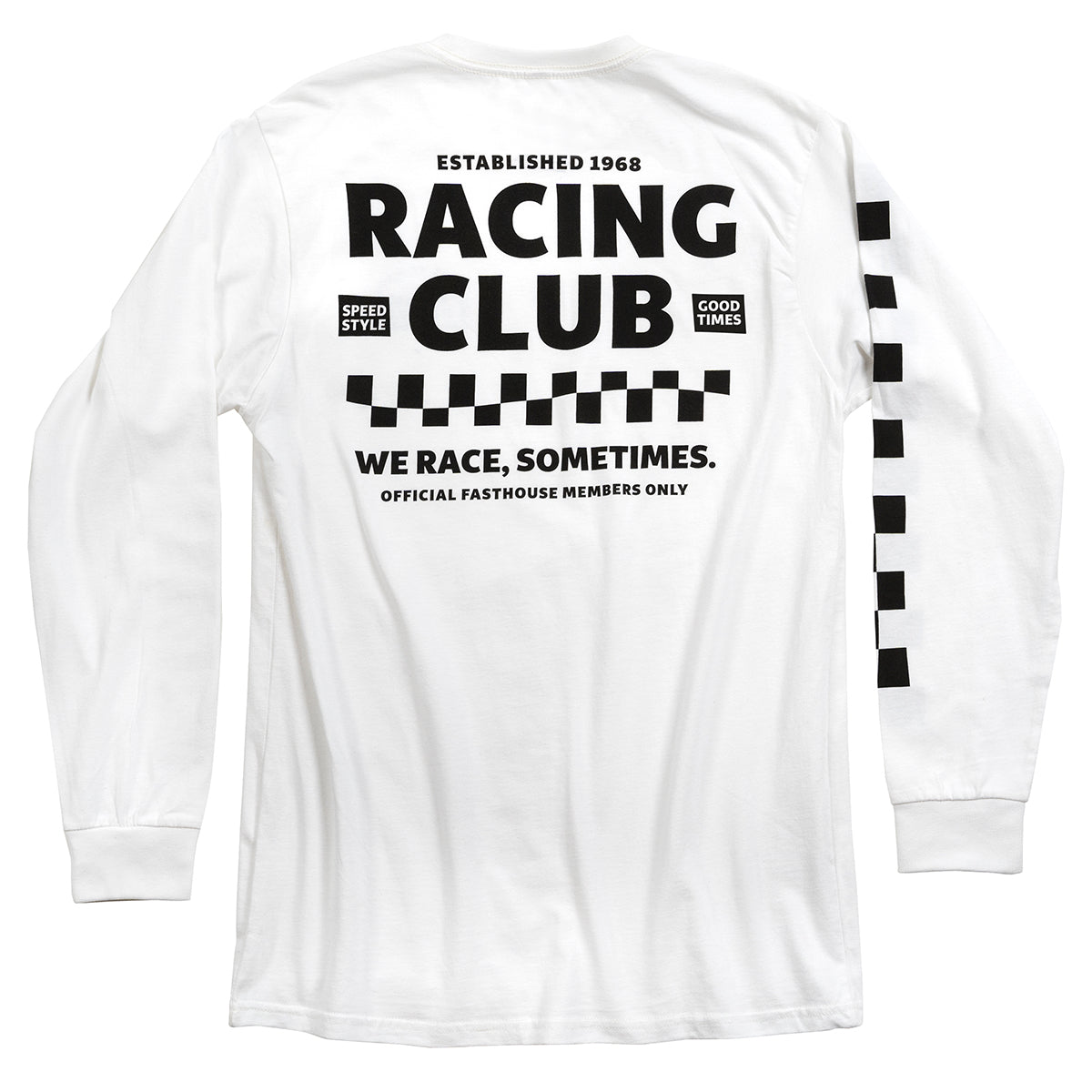 Members Only Long Sleeve Tee - White