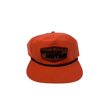 Sisters Moto Hat - Richardson C55-N Gramps Nylon Pinch Front Flatbill